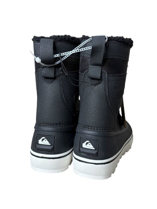 QUIKSILVER NEW Sub Zero Hi Insulated Snow Boots Black White NEW WITH TAG main image 4